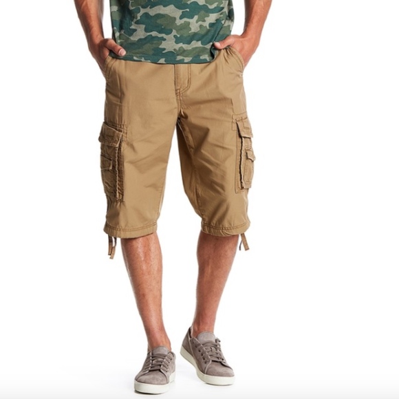 union denim cargo shorts